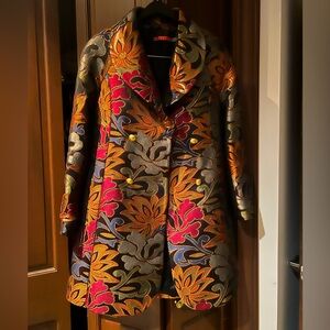 Alice + Olivia Multicolor Floral Coat